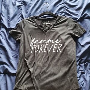 Kind karma never worn forever forever shirt